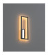 Boutique Rectangle Wall Lamp Dimmable 21W LED 3000K 1130lm Black 3yrs Warranty-2