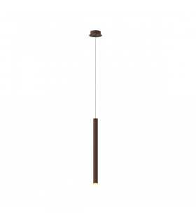 Cala 1 Light Pendant 6W LED 3000K 420lm Rust Brown 3yrs Warranty-1
