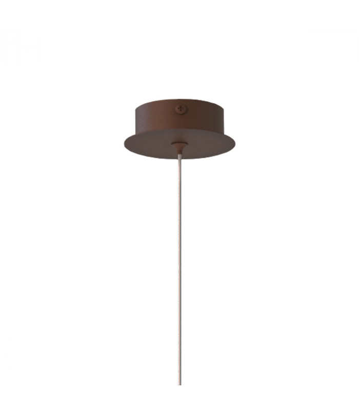 Cala 1 Light Pendant 6W LED 3000K 420lm Rust Brown 3yrs Warranty-6