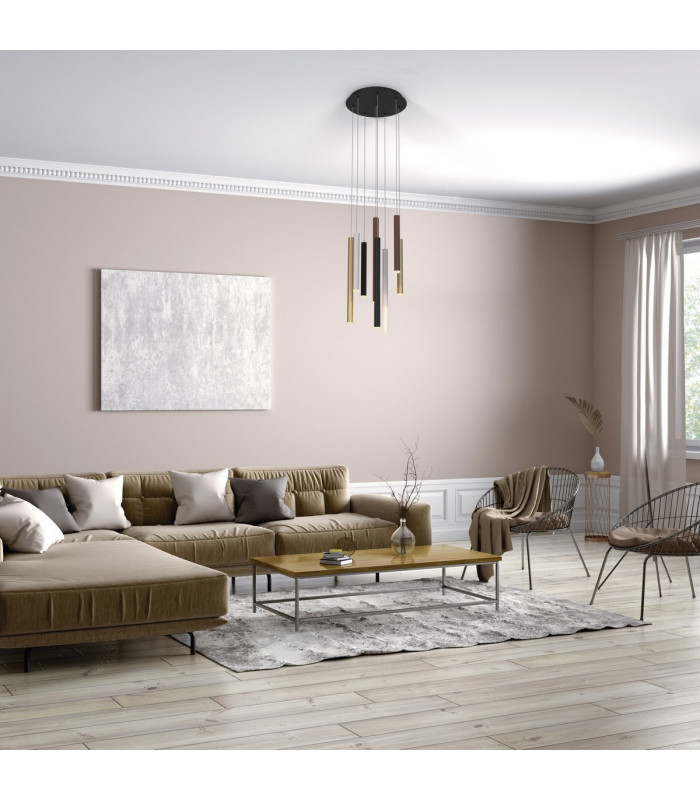 Cala 1 Light Pendant 6W LED 3000K 420lm Sand White 3yrs Warranty-4