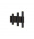 Cala 3+3 Light Wall Light 36W LED 3000K 2520lm Sand Black 3yrs Warranty-1
