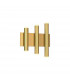 Cala 3+3 Light Wall Light 36W LED 3000K 2520lm Gold 3yrs Warranty-1