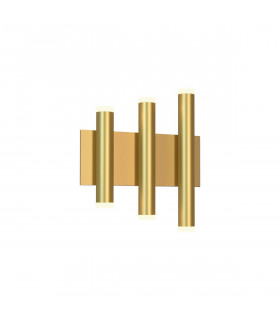 Cala 3+3 Light Wall Light 36W LED 3000K 2520lm Gold 3yrs Warranty-1