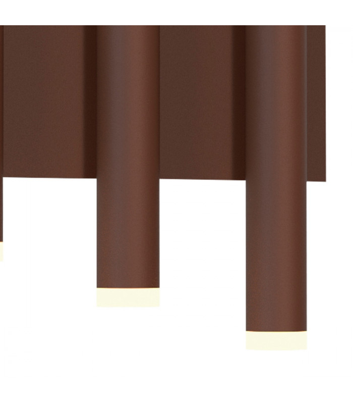 Cala 3+3 Light Wall Light 36W LED 3000K 2520lm Rust Brown 3yrs Warranty-8