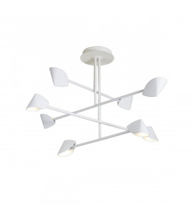 Capuccina 8 Light Fixed Pendant 61.5W LED 3000K 4000lm White 3yrs Warranty-1