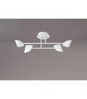 Capuccina Small 4 Light Semi Flush 30W LED 3000K 2100lm White 3yrs Warranty-2