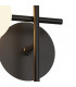 Cellar Left Wall Lamp 1 Light Replaceable 5W LEDs 3000K Black-3