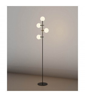 Cellar Floor Lamp 4 Light Replaceable 5W LEDs 3000K Black-2