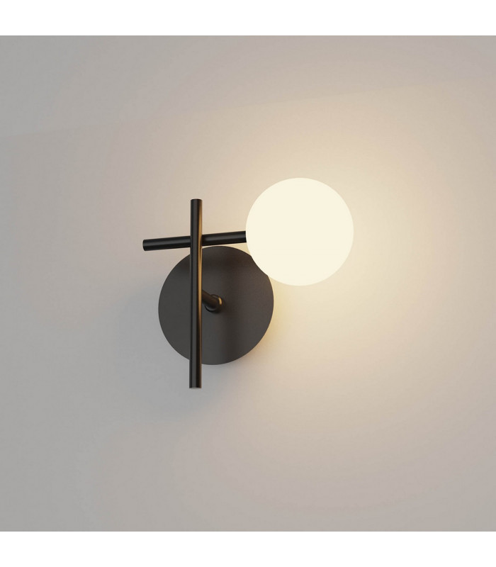 Cellar Right Wall Lamp 1 Light Replaceable 5W LEDs 4000K Black-2