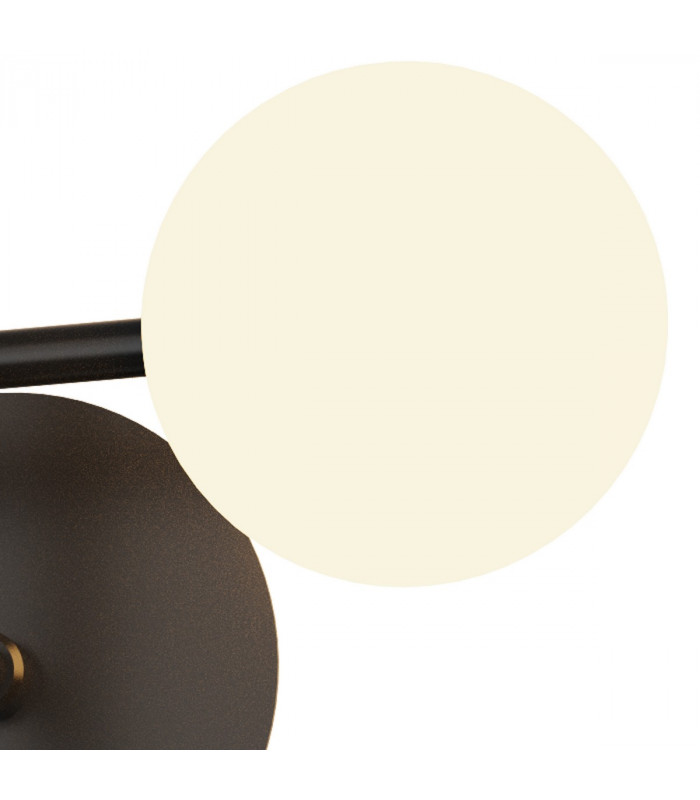 Cellar Right Wall Lamp 1 Light Replaceable 5W LEDs 4000K Black-4