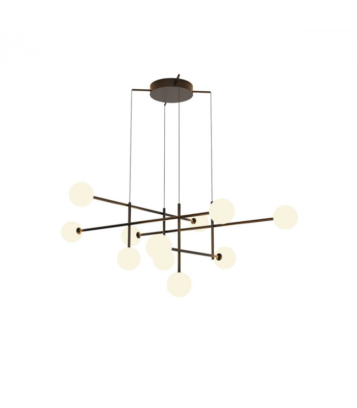Cellar Pendant 11 Light Replaceable 5W LEDs 3000K Black-1