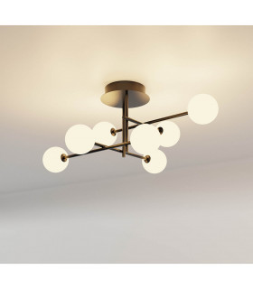 Cellar Semi Flush 7 Light Replaceable 5W LEDs 3000K Black-2