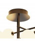 Cellar Semi Flush 7 Light Replaceable 5W LEDs 3000K Black-3