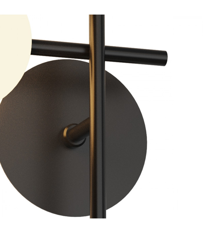 Cellar Left Wall Lamp 1 Light Replaceable 5W LEDs 4000K Black-3