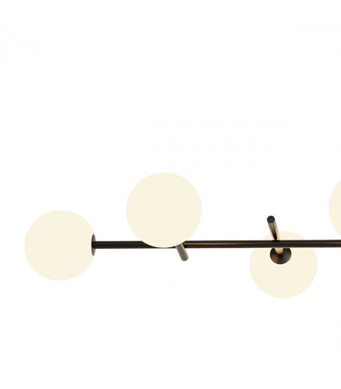 Cellar Linear Pendant 8 Light Replaceable 5W LEDs 4000K Black-5