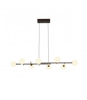 Cellar Linear Pendant 8 Light Replaceable 5W LEDs 3000K Black-1