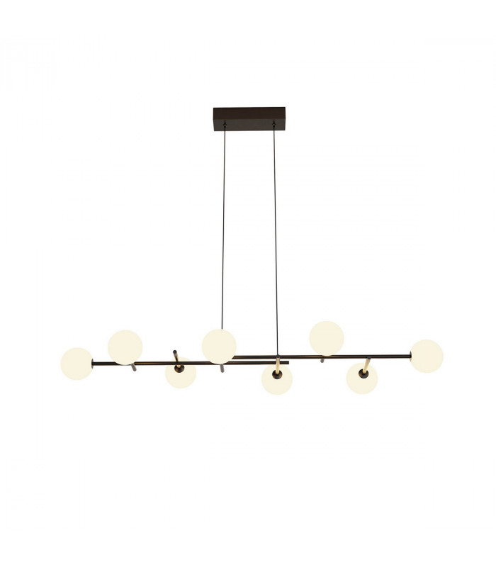 Cellar Linear Pendant 8 Light Replaceable 5W LEDs 3000K Black-1