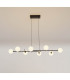 Cellar Linear Pendant 8 Light Replaceable 5W LEDs 3000K Black-2