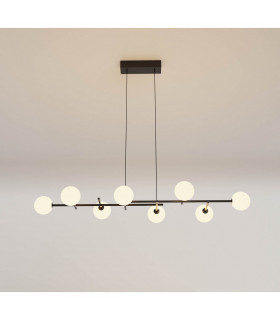 Cellar Linear Pendant 8 Light Replaceable 5W LEDs 3000K Black-2