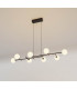 Cellar Linear Pendant 8 Light Replaceable 5W LEDs 3000K Black-8