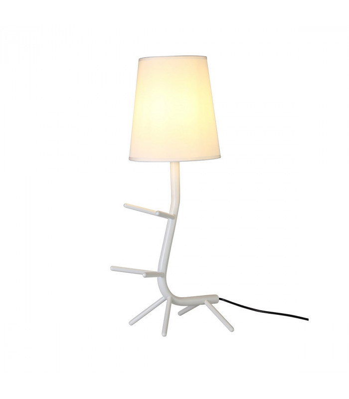 Centipede Table Lamp With Shade 1 x E27 White-1