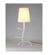 Centipede Table Lamp With Shade 1 x E27 White-2