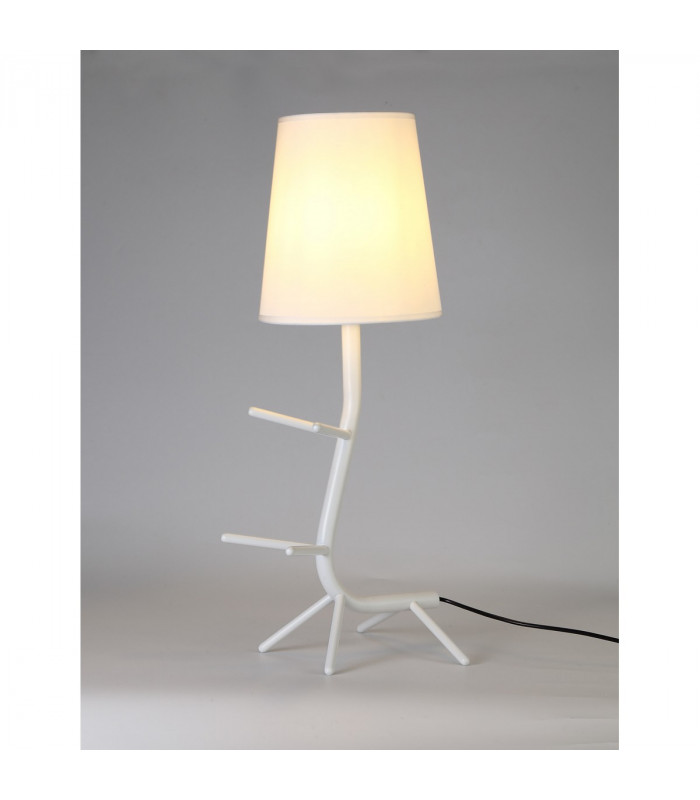 Centipede Table Lamp With Shade 1 x E27 White-2
