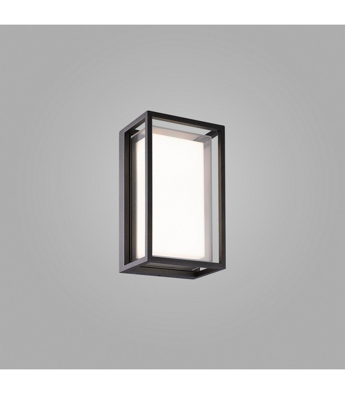 Chamonix Rectangular Ceiling/Wall Light 9W LED 3000K 725lm IP65 Anthracite 3yrs Warranty-2