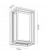 Chamonix Rectangular Ceiling/Wall Light 9W LED 3000K 725lm IP65 Anthracite 3yrs Warranty-7