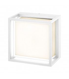 Chamonix Square Ceiling/Wall Light 9W LED 3000K 725lm IP65 White 3yrs Warranty-1