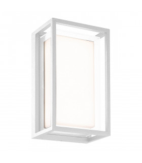 Chamonix Rectangular Ceiling/Wall Light 9W LED 3000K 725lm IP65 White 3yrs Warranty-1