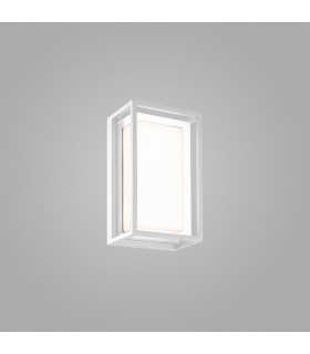 Chamonix Rectangular Ceiling/Wall Light 9W LED 3000K 725lm IP65 White 3yrs Warranty-2