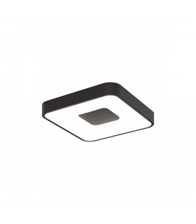 Coin Square Ceiling 56W LED With Remote Control 2700K-5000K 2500lm Black 3yrs Warranty-1