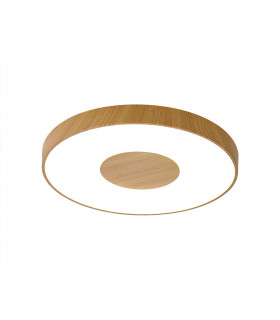 Coin Round Ceiling 100W LED With Remote Control 2700K-5000K 6000lm Wood Effect 3yrs Warranty-1