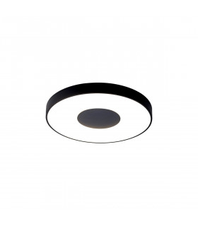 Coin Round Ceiling 80W LED With Remote Control 2700K-5000K 3900lm Black 3yrs Warranty-1