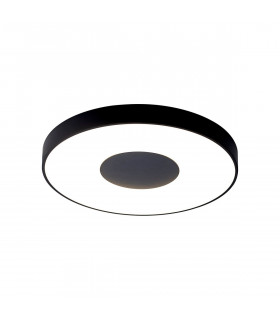 Coin Round Ceiling 100W LED With Remote Control 2700K-5000K 6000lm Black 3yrs Warranty-1