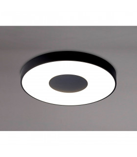 Coin Round Ceiling 100W LED With Remote Control 2700K-5000K 6000lm Black 3yrs Warranty-2