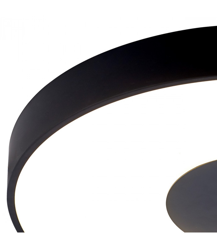 Coin Round Ceiling 100W LED With Remote Control 2700K-5000K 6000lm Black 3yrs Warranty-4