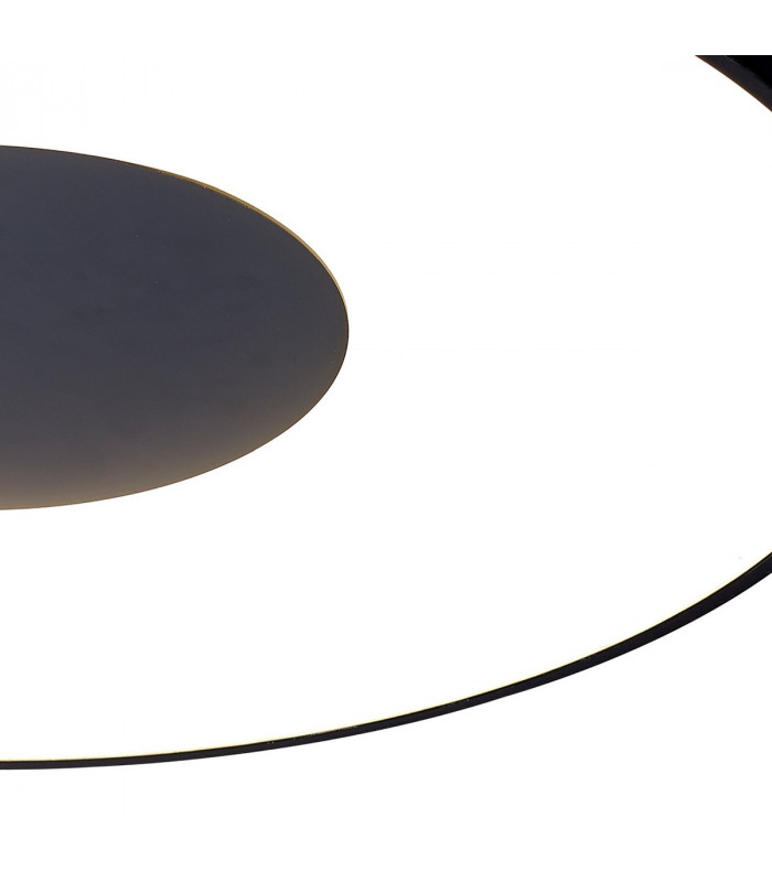 Coin Round Ceiling 100W LED With Remote Control 2700K-5000K 6000lm Black 3yrs Warranty-5