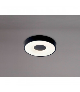 Coin Round Ceiling 56W LED With Remote Control 2700K-5000K 2500lm Black 3yrs Warranty-2