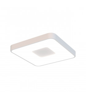 Coin Square Ceiling 80W LED With Remote Control 2700K-5000K 3900lm White 3yrs Warranty-1