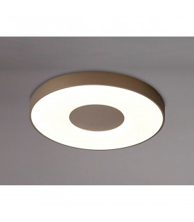 Coin Round Ceiling 100W LED With Remote Control 2700K-5000K 6000lm Sand Brown 3yrs Warranty-2