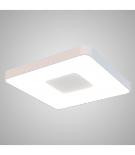 Coin Square Ceiling 100W LED With Remote Control 2700K-5000K 6000lm White 3yrs Warranty-2