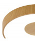 Coin Round Ceiling 56W LED With Remote Control 2700K-5000K 2500lm Wood Effect 3yrs Warranty-3