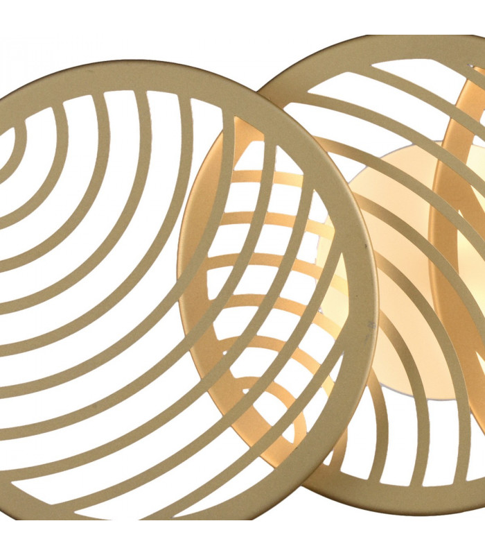 Collage 3 Ring Ceiling 40W LED 3000K 3000lm Gold 3yrs Warranty-8