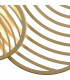 Collage 3 Ring Ceiling 40W LED 3000K 3000lm Gold 3yrs Warranty-9