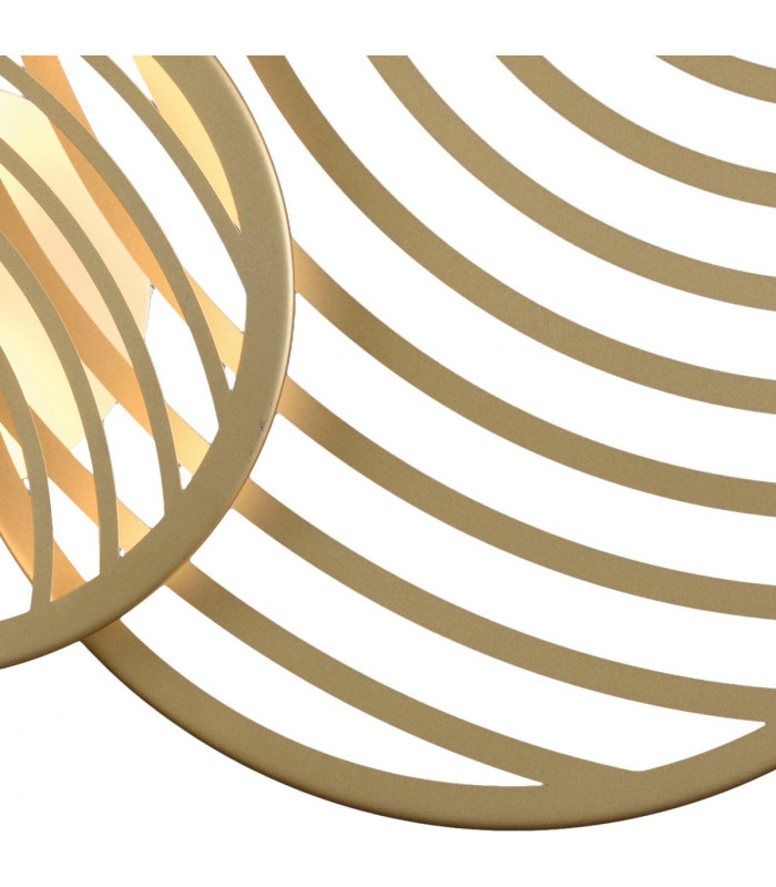 Collage 3 Ring Ceiling 40W LED 3000K 3000lm Gold 3yrs Warranty-9