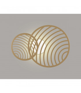 Collage 2 Ring Ceiling 30W LED 3000K 2250lm Gold 3yrs Warranty-2