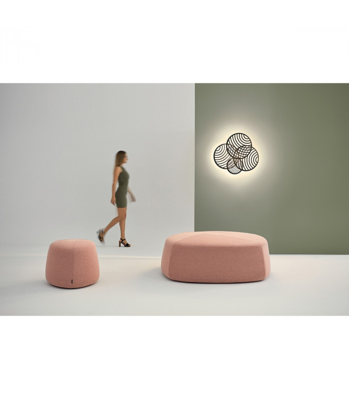 Collage 2 Ring Ceiling 30W LED 3000K 2250lm Gold 3yrs Warranty-3