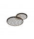 Collage 2 Ring Ceiling 30W LED 3000K 2250lm Black 3yrs Warranty-1